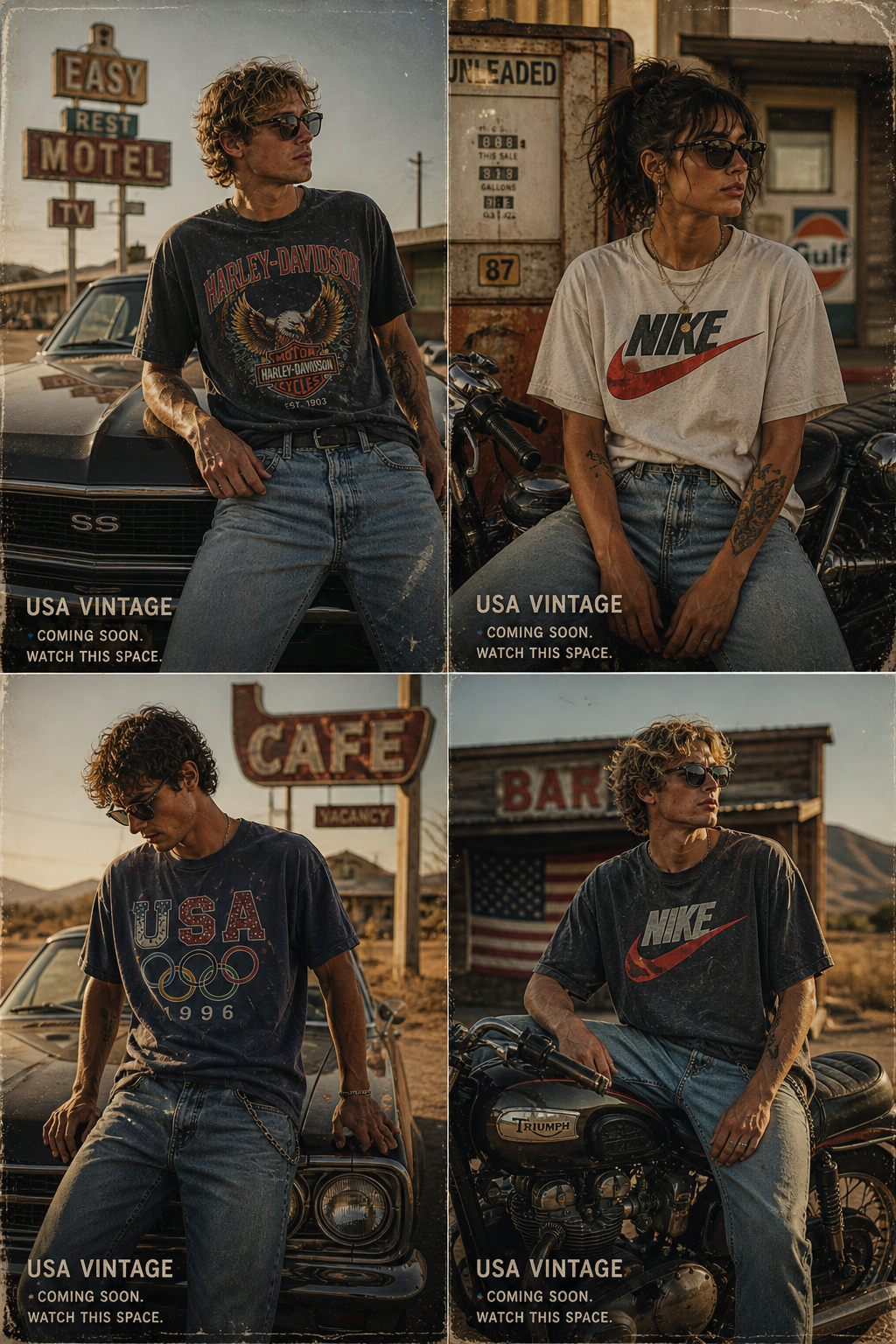 USA Vintage - Handpicked - Worn - Real