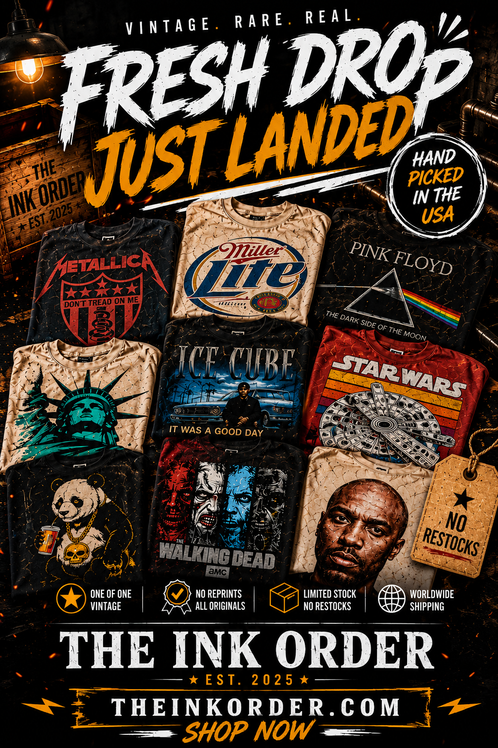 Vintage Mystery Box - The Legend Box - 3 shirts.