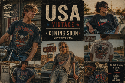 USA Vintage - Handpicked - Worn - Real