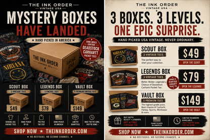 Vintage Mystery Box - The Legend Box - 3 shirts.