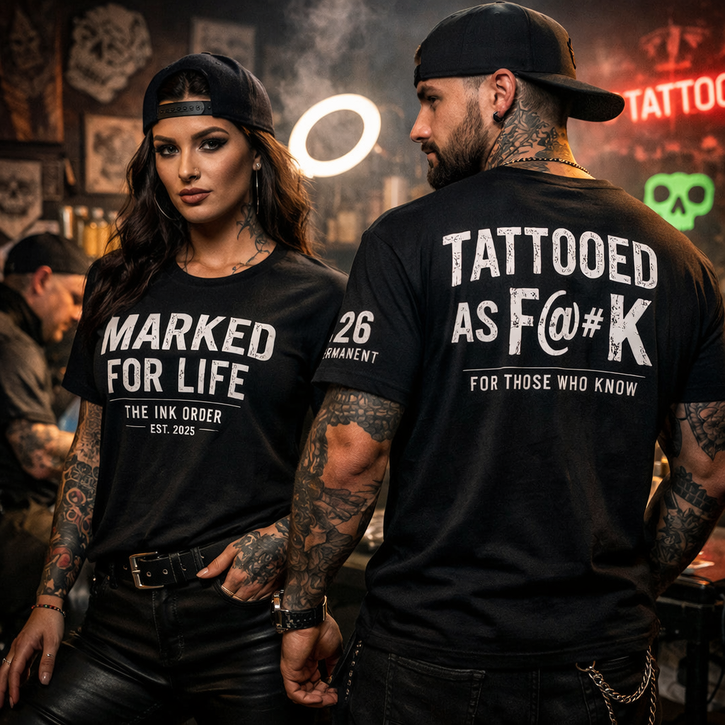 Tattooed as F#ck - Oversized T