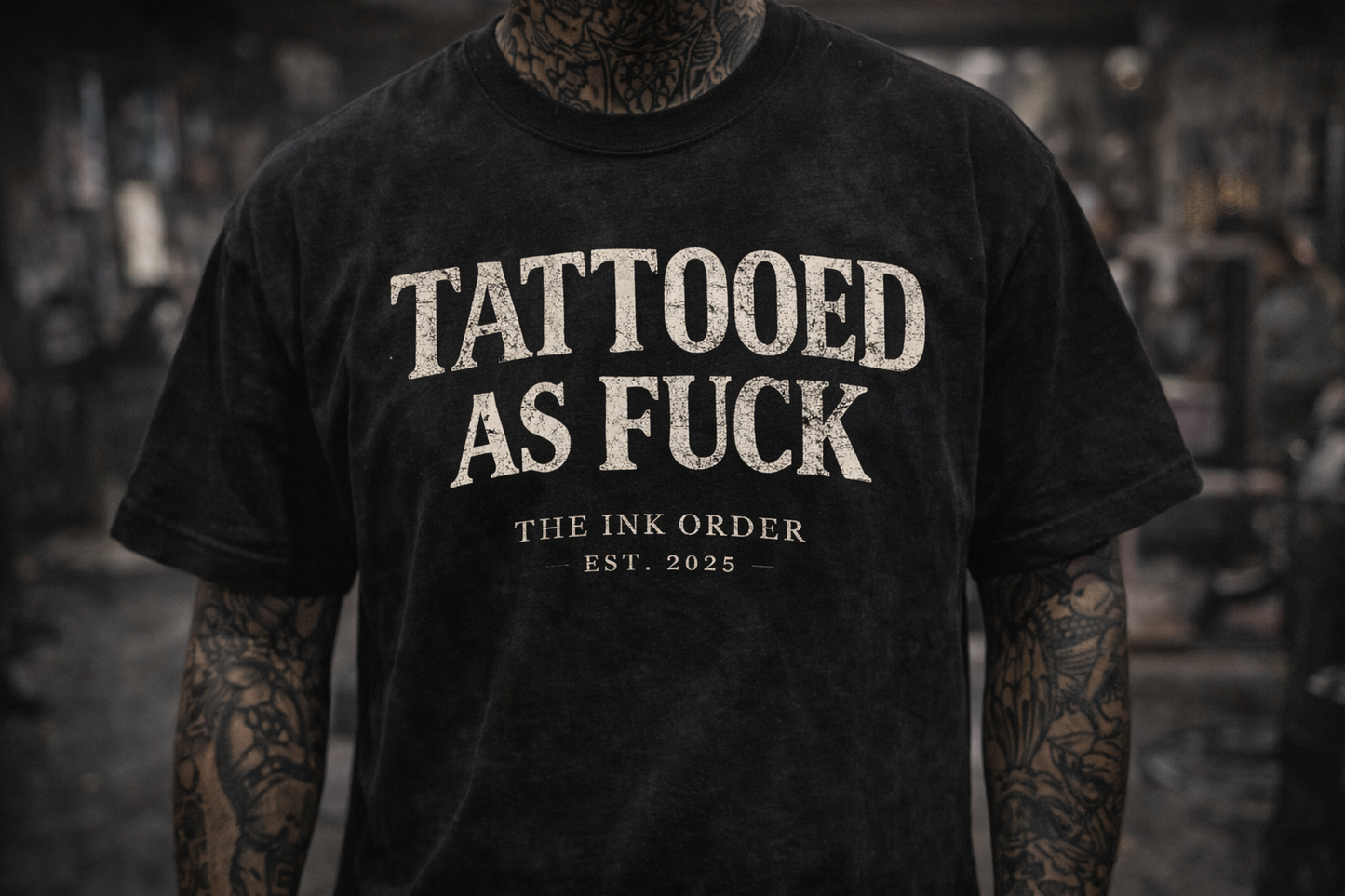Tattooed as F#ck - Oversized T