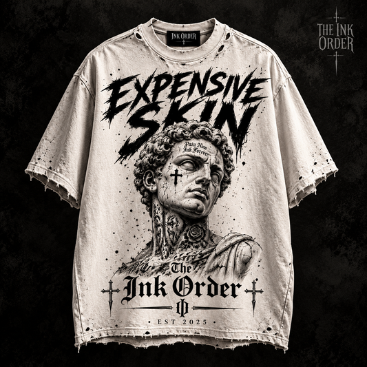 Expensive Skin - GOD - Custom Printed Tee - PRE ORDER NOV 26 DROP