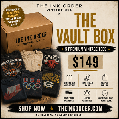 Vintage Mystery Box - The Vault Box - The Beast - 5 shirts