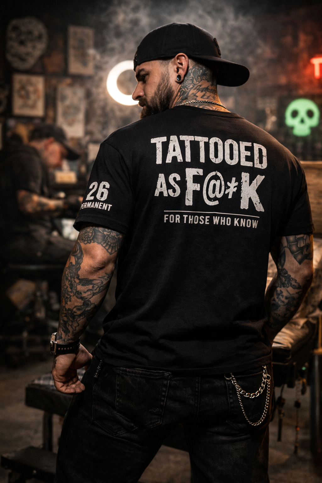 Tattooed as F#ck - Oversized T
