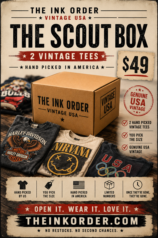 Vintage Mystery Box - The Scout Box - 2 shirts