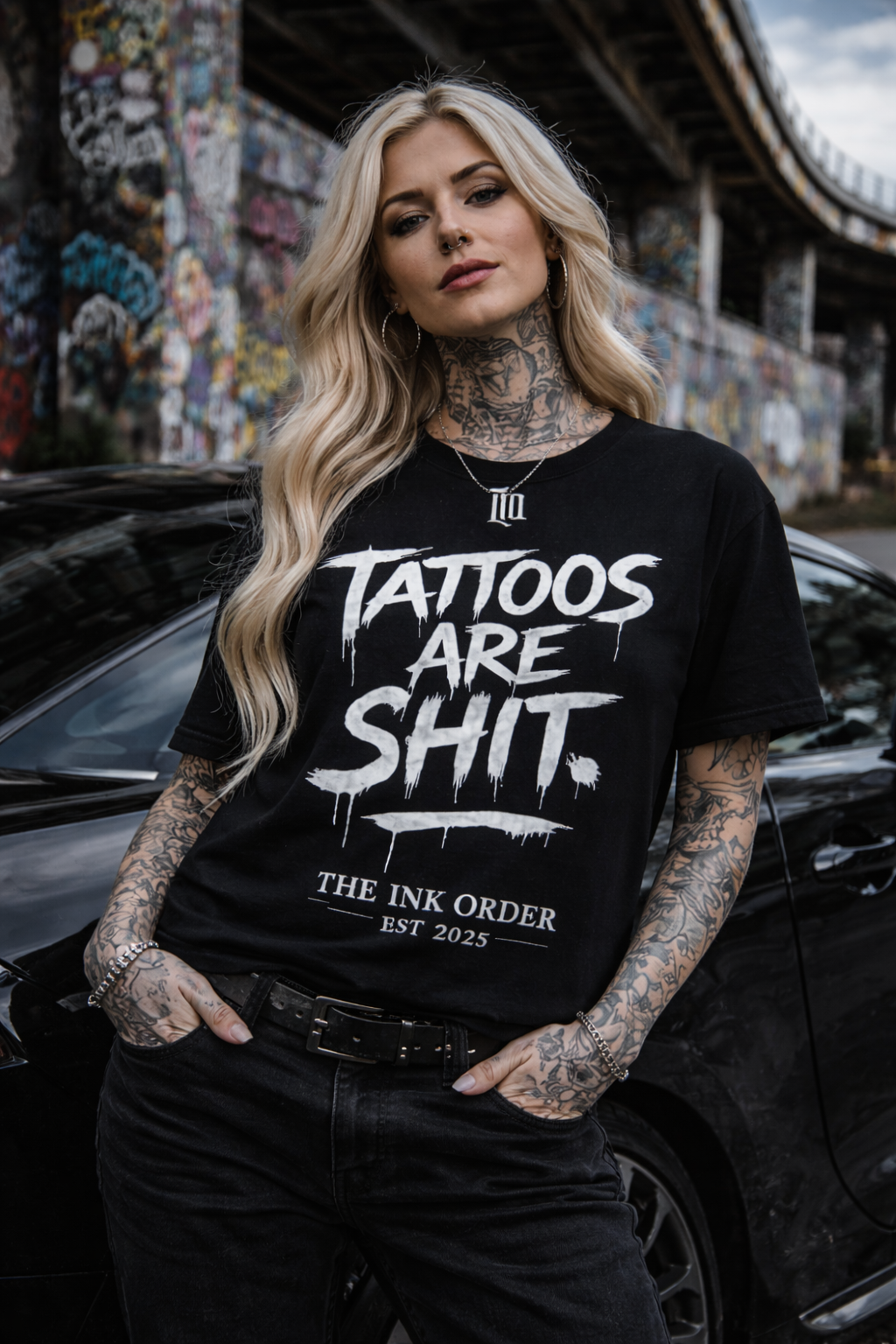 Tattoos are Shit - Oversized T