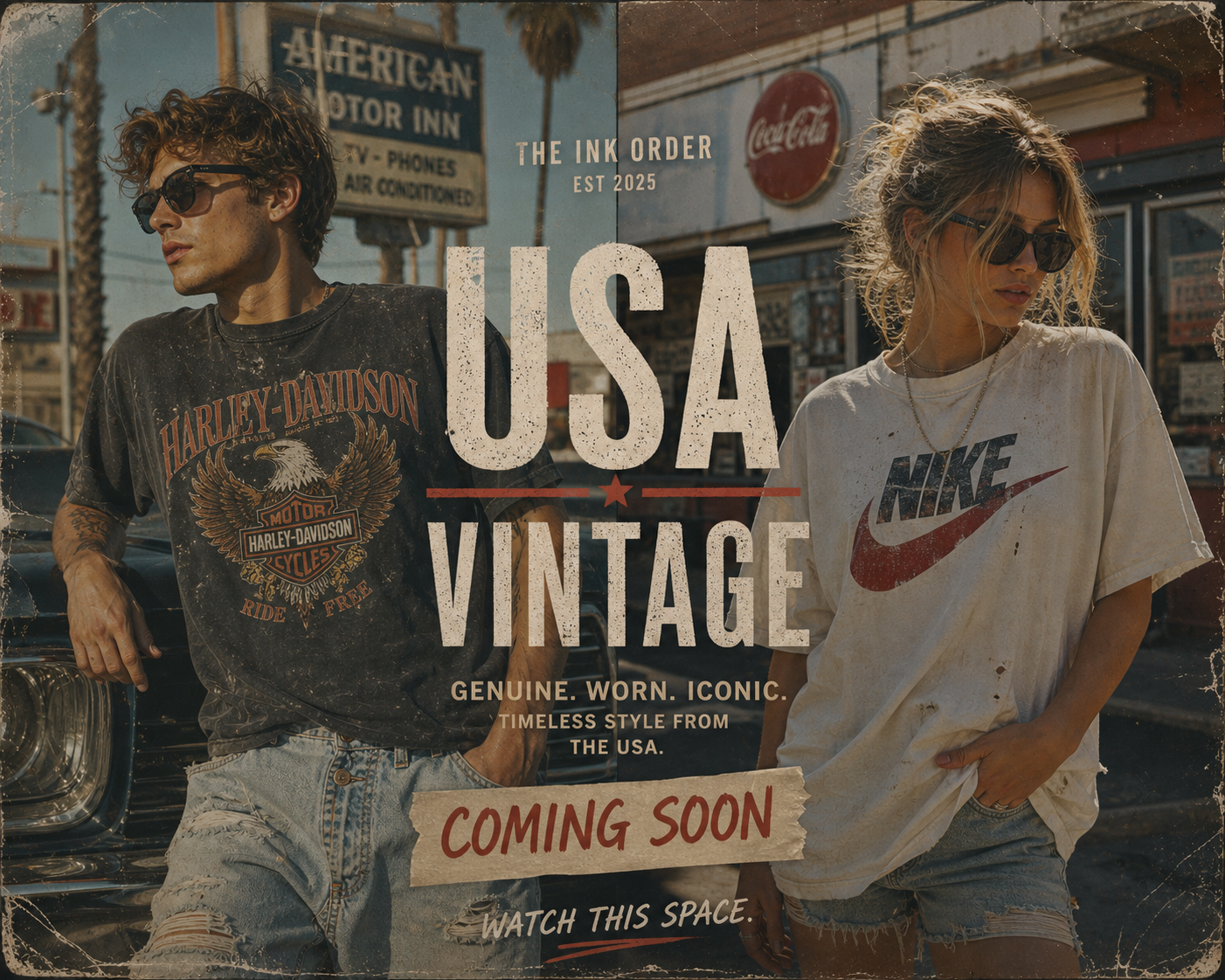USA Vintage - Handpicked - Worn - Real