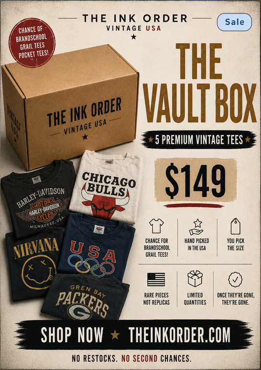 Vintage Mystery Box - The Vault Box - The Beast - 5 shirts