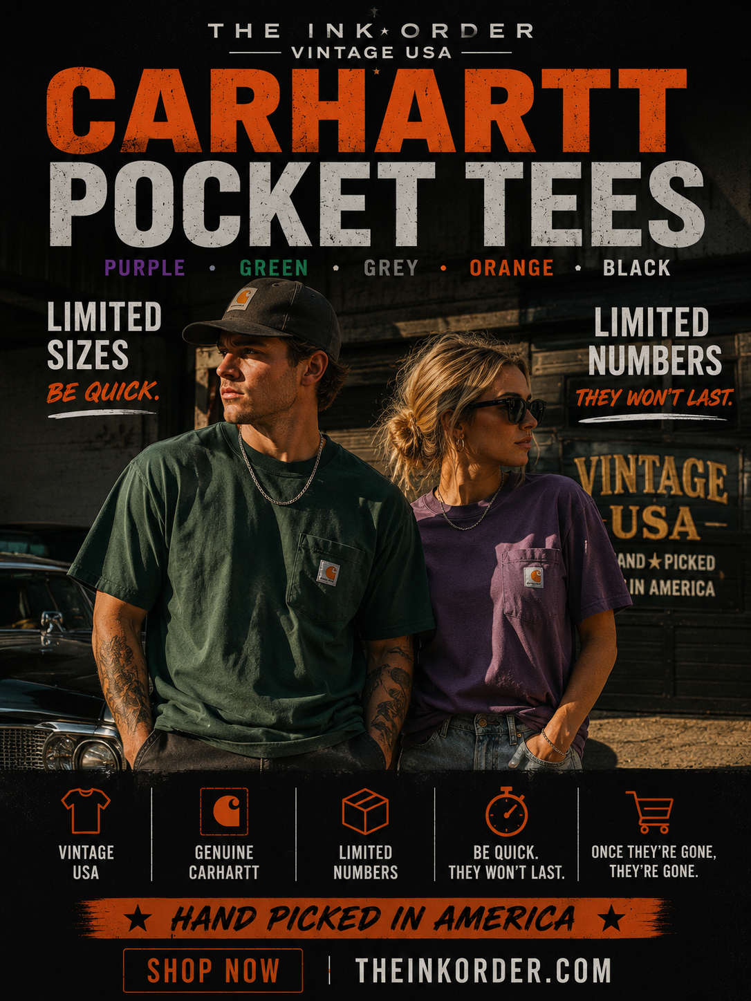 Carhartt Pocket Tee - new in bags with tags - Vintage Deadstock