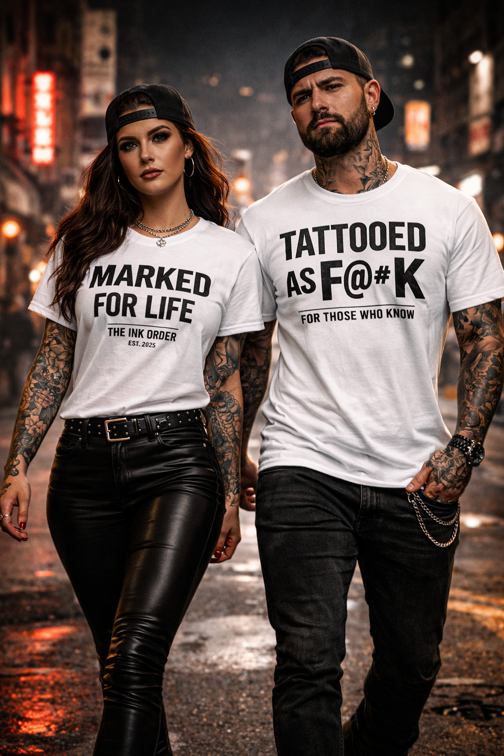 Tattooed as F#ck - Oversized T