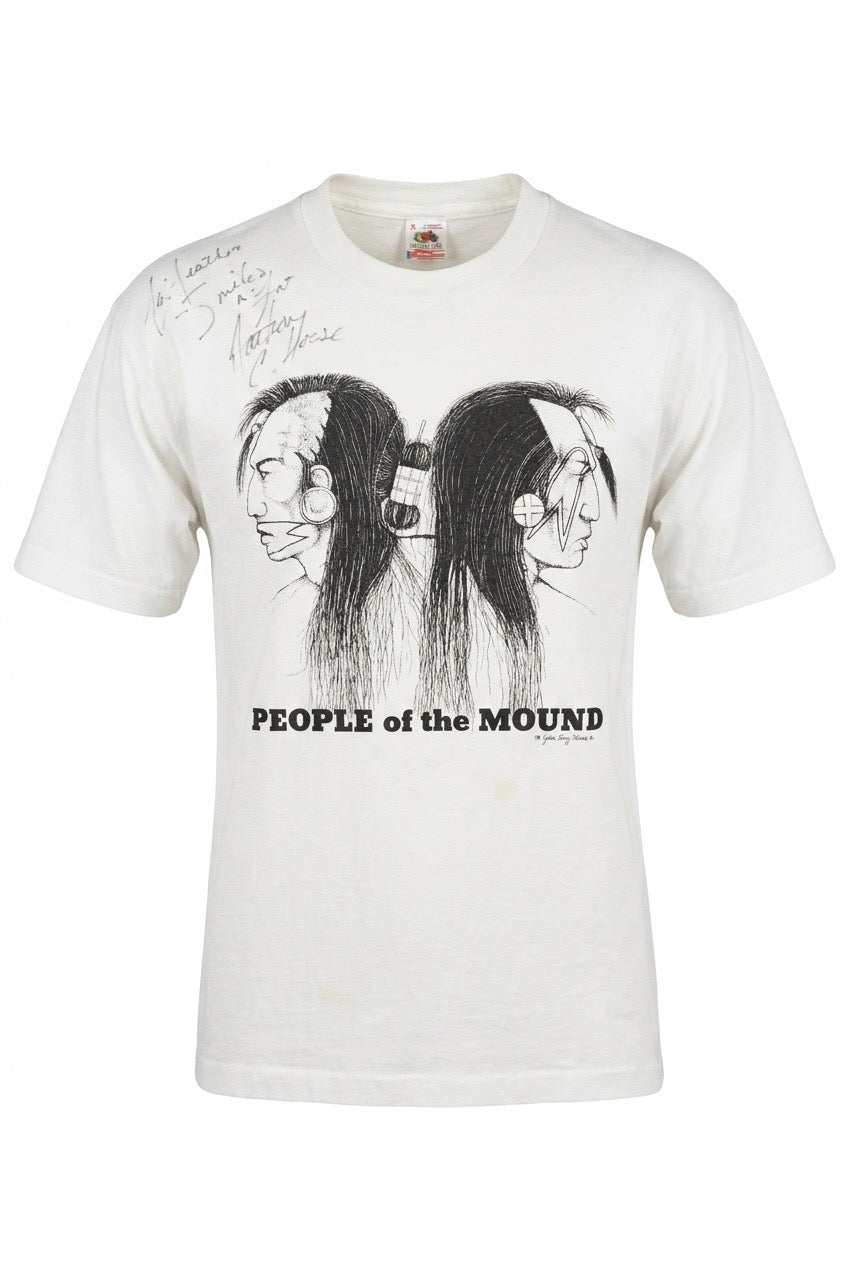 Vintage Fruit of the Loom - People of the Mound  Original T Shirt - USA