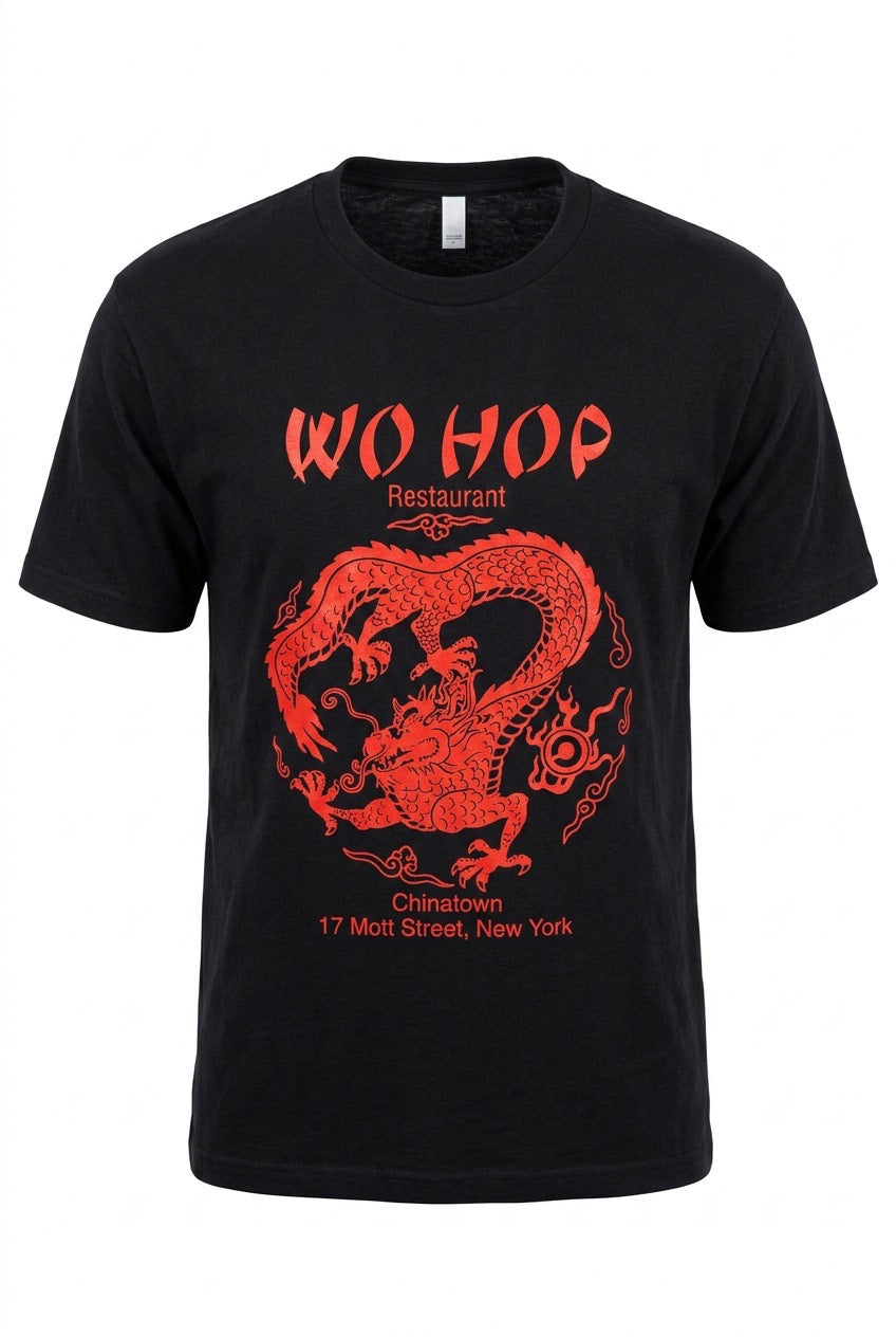 Vintage Wo Hop Restaurant New York T Shirt - Original - USA