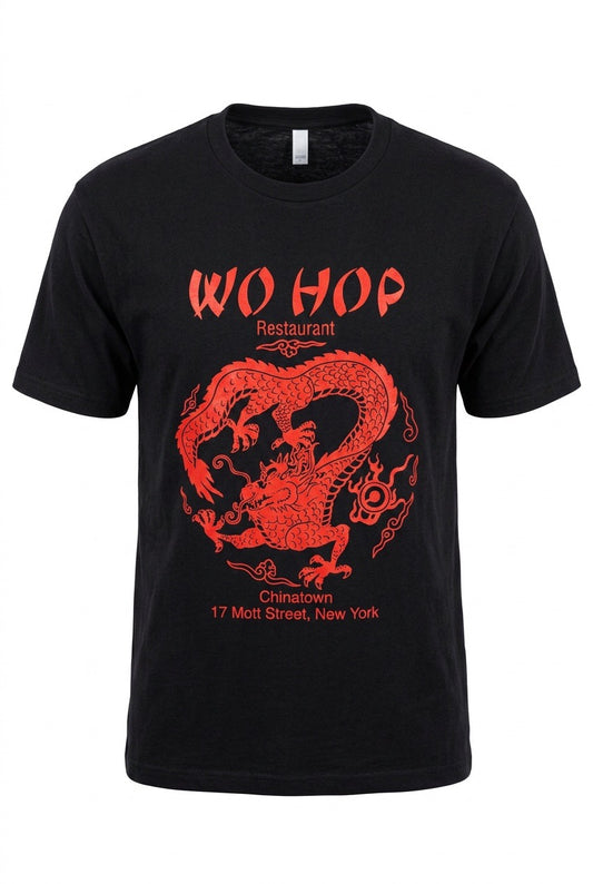 Vintage Wo Hop Restaurant New York T Shirt - Original - USA