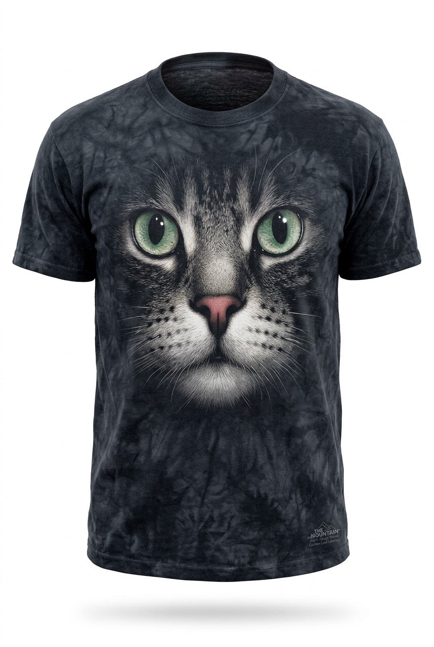 Vintage The Mountains Black Cat T Shirt - Original - USA