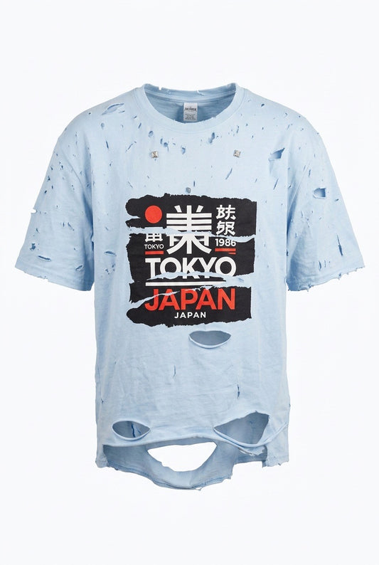 The ink Order - Custom Printed Rework T Shirt. Thrashed Japan.