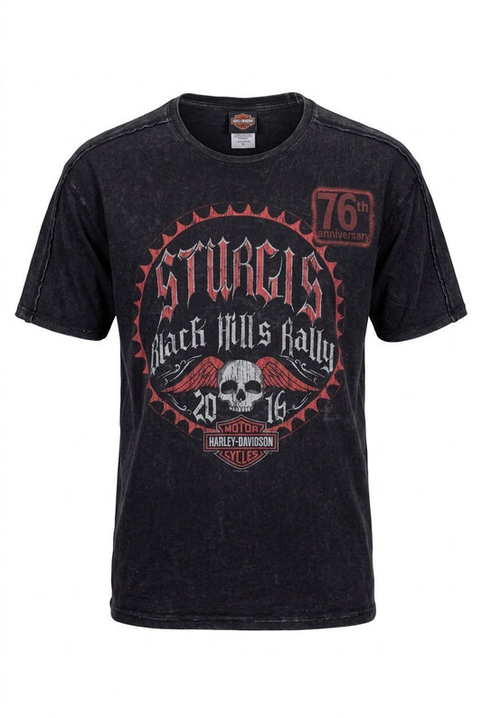 Harley Davidson - 2016 Black Hills rally Sturgis 75th Anniversary Shirt - XL