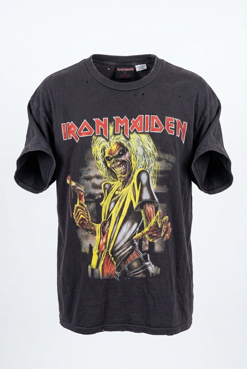 Iron Maiden EDDY Band tee - Aged and worn - Large