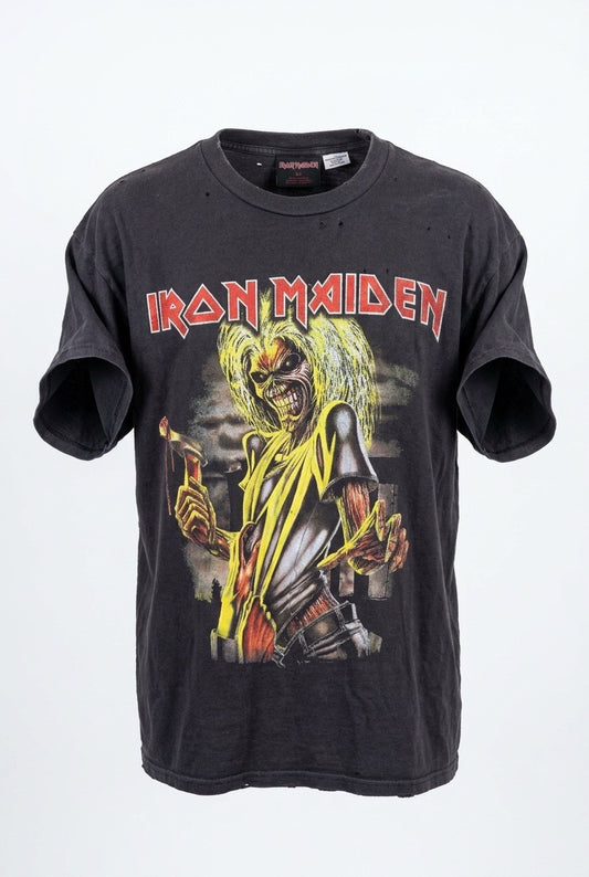 Iron Maiden EDDY Band tee - Aged and worn - Large