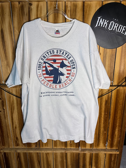 Vintage "Fruit of the Loom" US open 1992 pebble beach oversized T