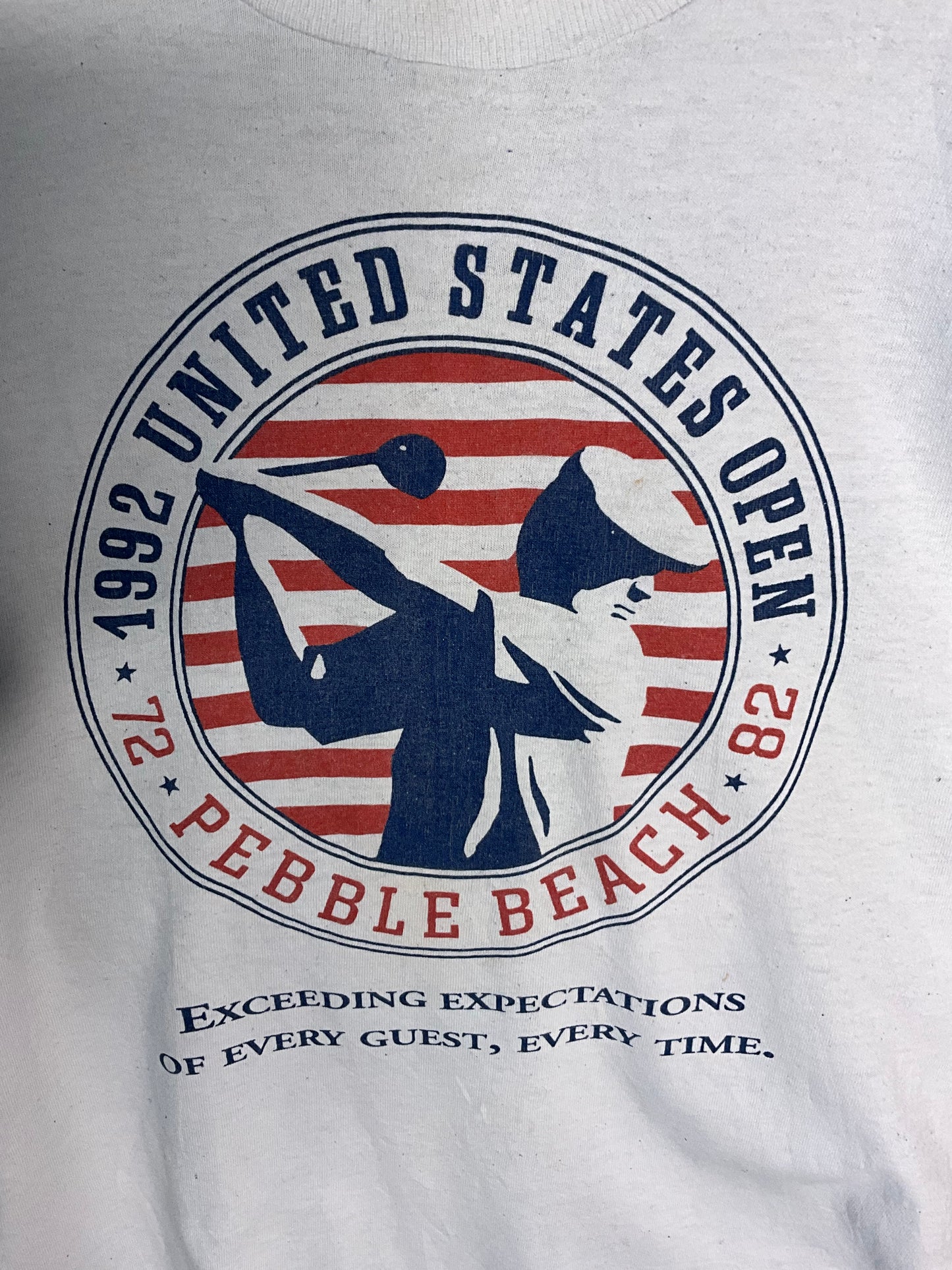 Vintage "Fruit of the Loom" US open 1992 pebble beach oversized T