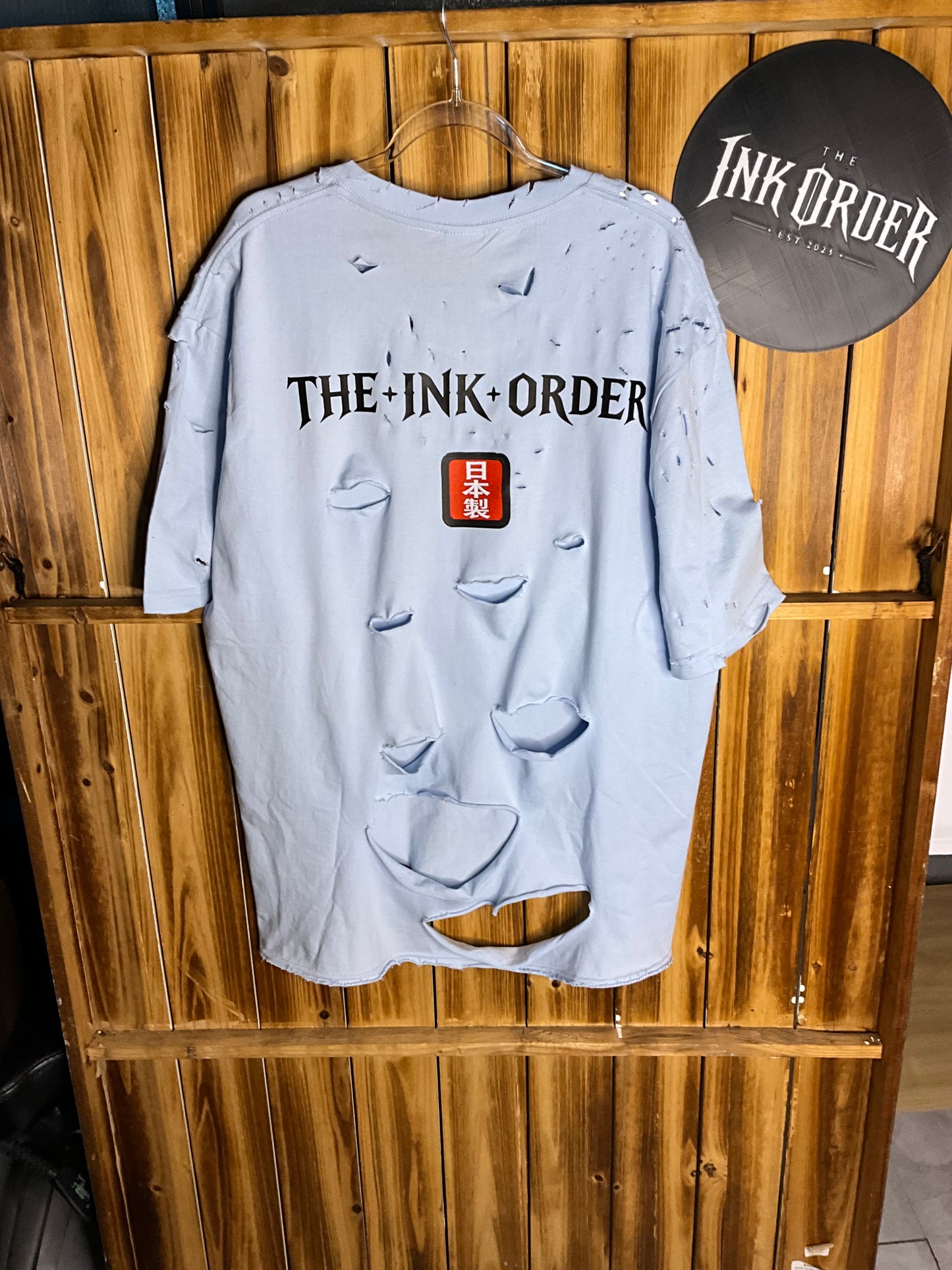 The ink Order - Custom Printed Rework T Shirt. Thrashed Japan.