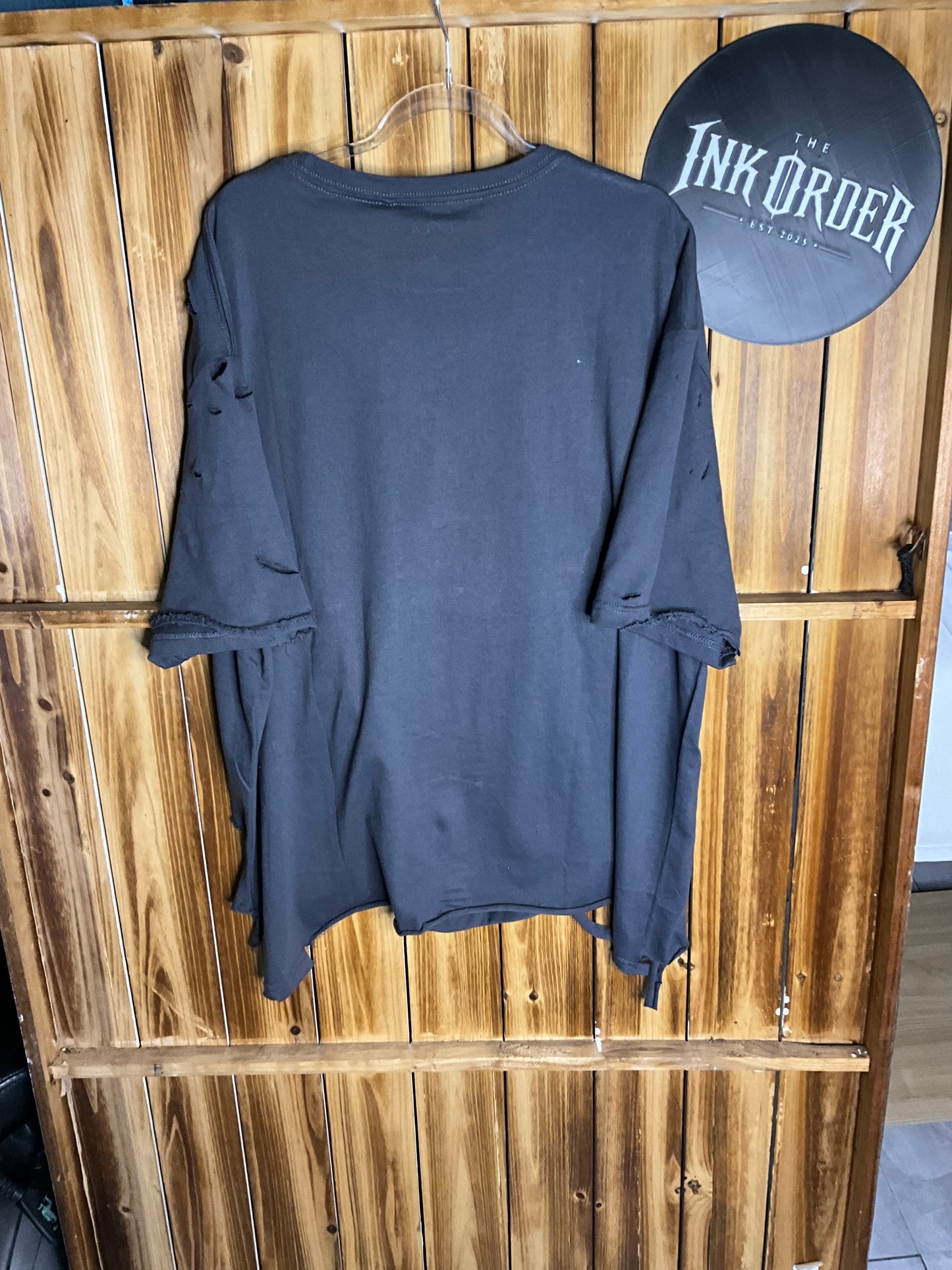 The ink Order - Custom Thrashed & Ripped Rework T Shirt.