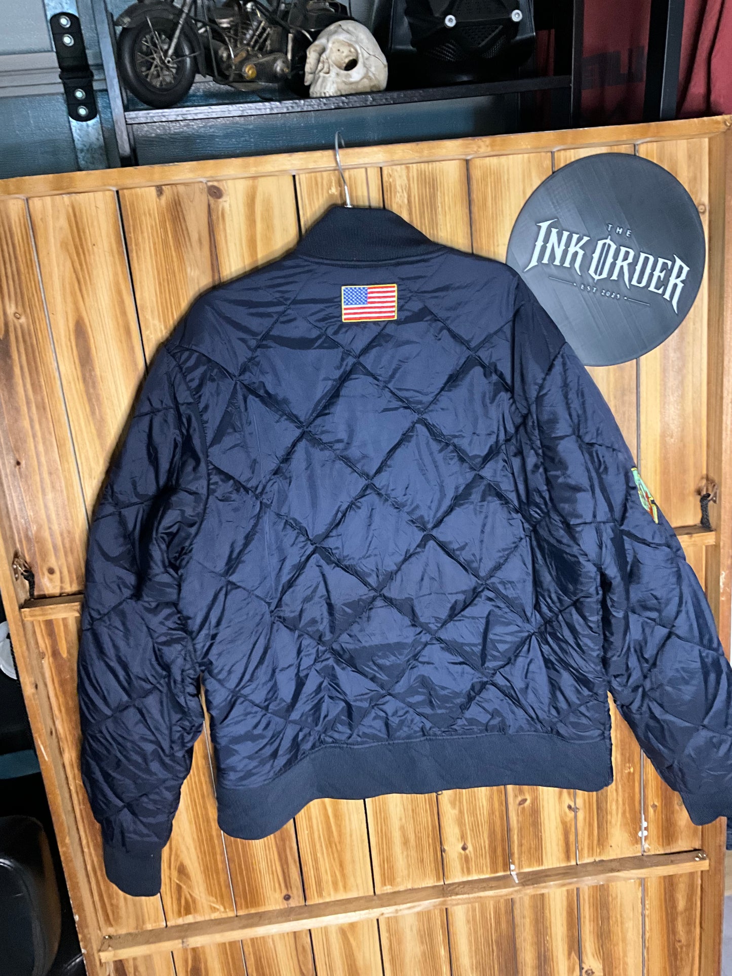 Dickies Bomber Jacket - Fire Dept Badged - Cool and Genuine