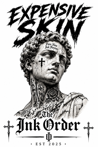 Expensive Skin - GOD - Custom Printed Tee - PRE ORDER NOV 26 DROP