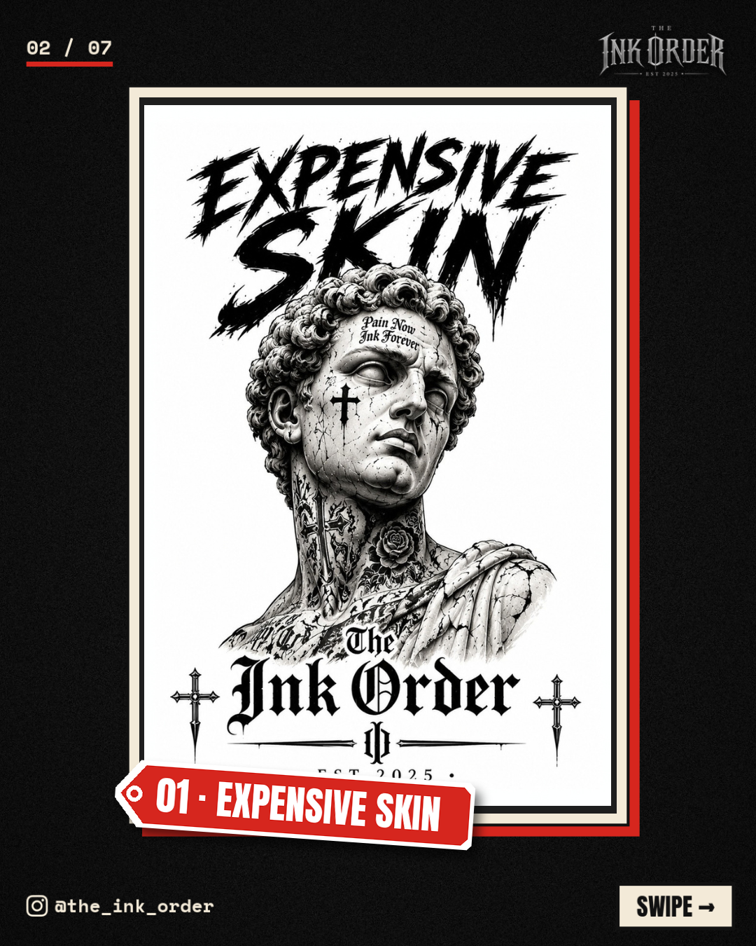 Expensive Skin - GOD - Custom Printed Tee - PRE ORDER NOV 26 DROP