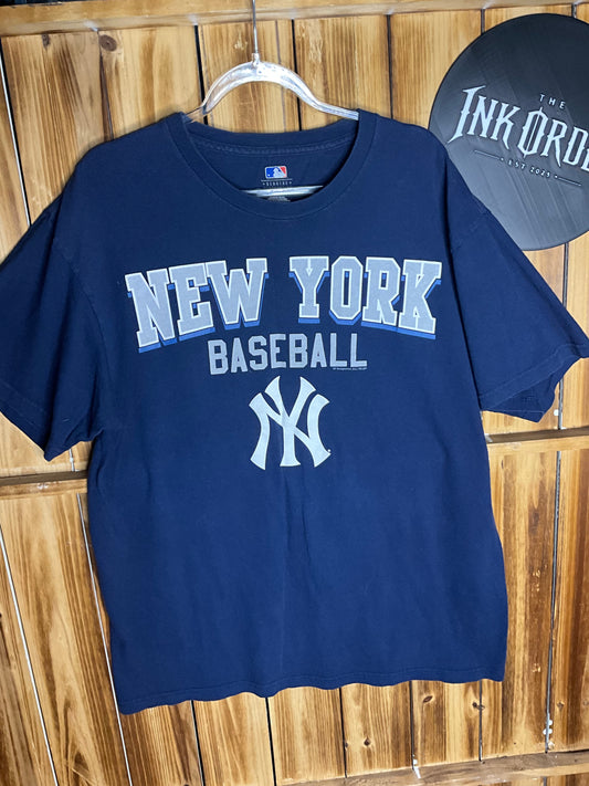 MLB NEW YORK Yankees Navy Blue T Shirt